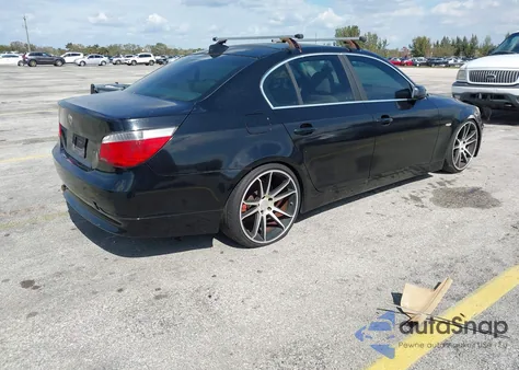 2007 BMW 525I z USA, uszkodzony, nr VIN WBANE53517CW65927